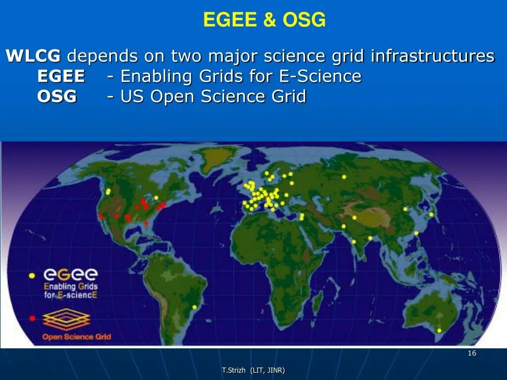 Two major. Egee. Open Science Grid, Alien, NORDUGRID И Egee. Major Science. Open Science Grid.