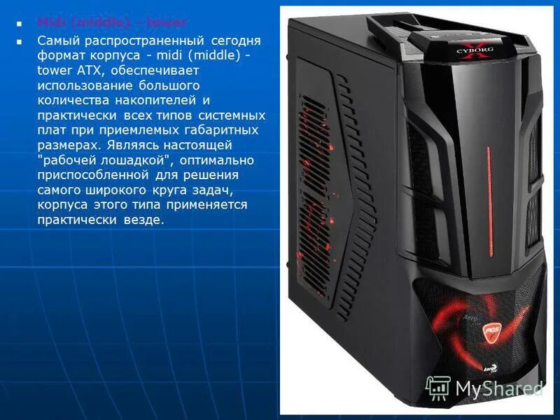 Форматы корпусов пк. Форматы корпусов пк