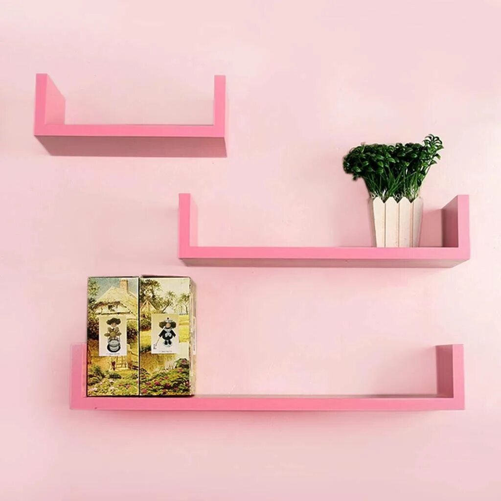 Полка "Wall Shelf-s (bas WL-001)" белая. Полки на стену. Подвесные полки. Квадратные полки на стену. Полка купить тула