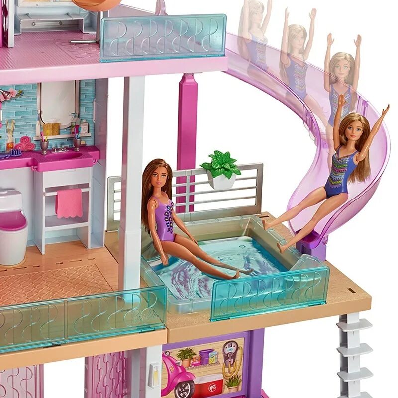 Большой набор кукол. Дом Барби Дрим Хаус. Barbie дом мечты fhy73. Домик для кукол Барби Дрим Хаус. Кукольный дом Barbie Dreamhouse Барби дом мечты.