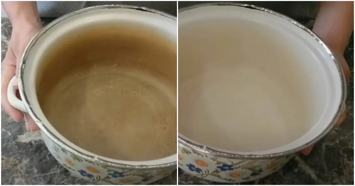 Как убрать с эмалированной