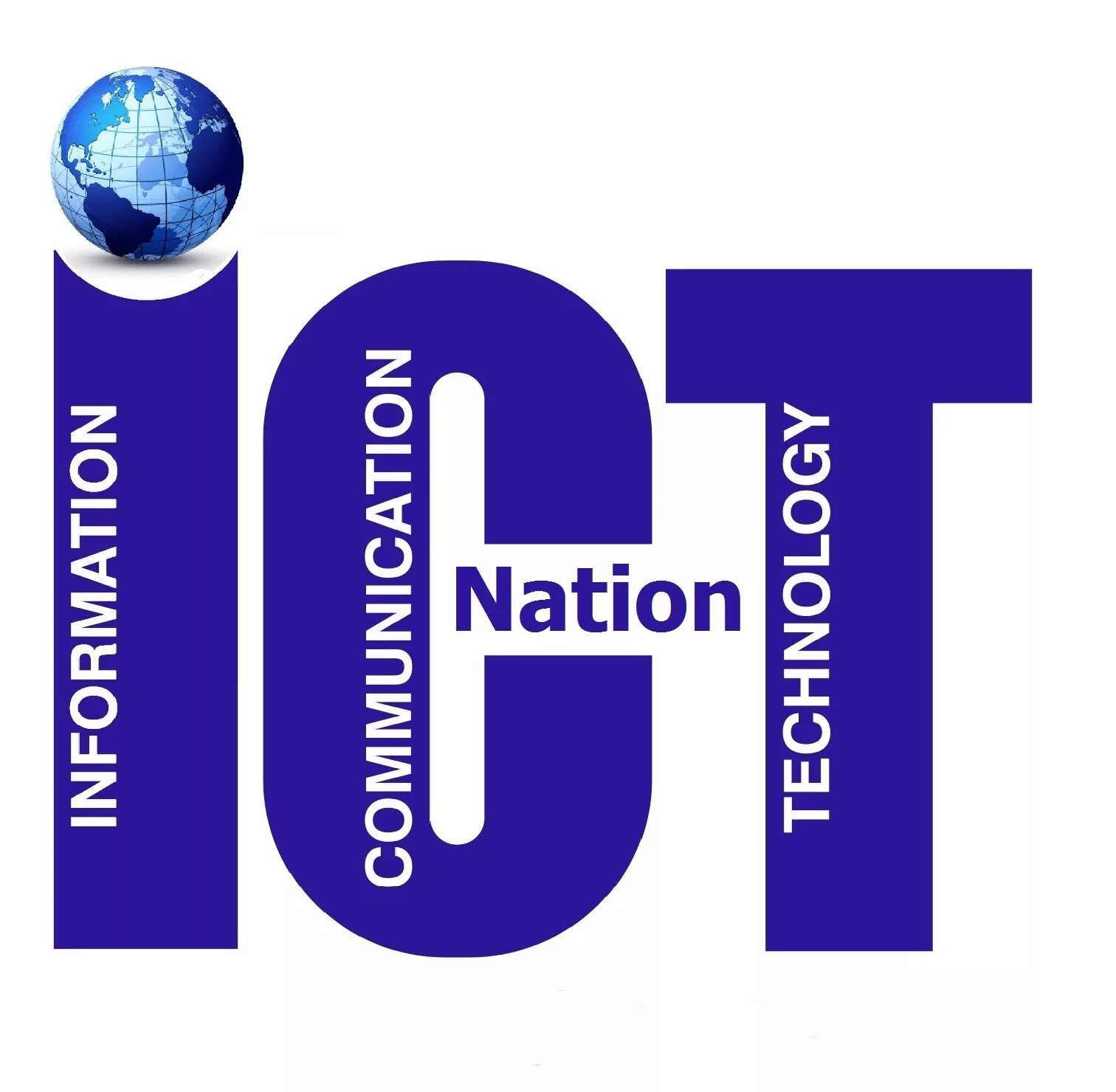 Информационные технологии. ICT. Логотип ICT. Information and communications Technology.