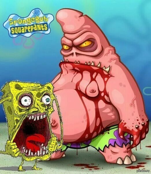 Сквидвард патрик патрик. Книжка маленькие монстры. Патрик стар. Монстр патрик. Монстр патрик.