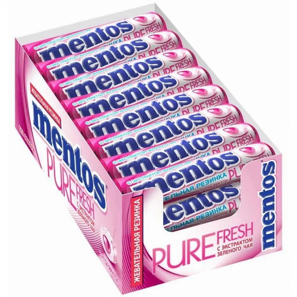 Жевательная резинка стоит. Жевательная резинка mentos pure fresh тутти фрутти. жевательная резинка mentos pure fresh тутти фрутти 15.5г. жев.резинка ментос ролл &quot;pure fresh&quot; тутти-фрутти 24шт*12, шт. жевательная резинка тутти-фрутти mentos 15,5 г.