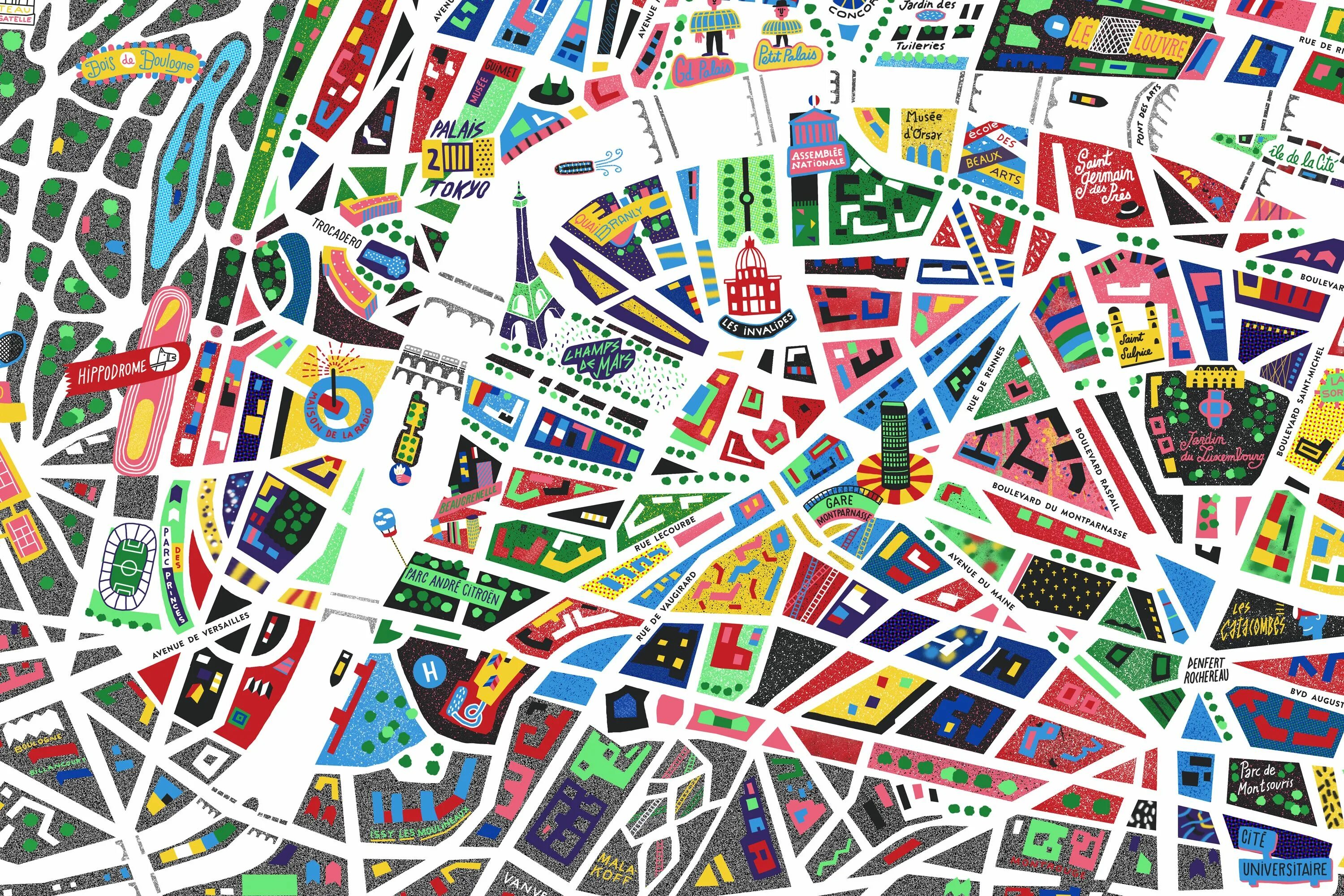 Designed map