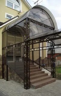 Навесы ступеньками