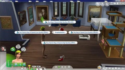 Sims 4 basemental drugs мод