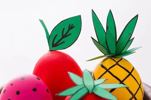 Rock fruit easter egg