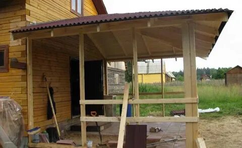 Веранда своими руками наипростейшая