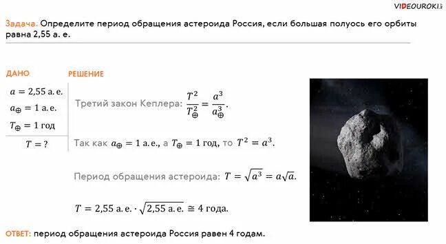 Период обращения астероидов. Период обращения астероида. Определите период обращения астероида. Период обращения астероида вокруг солнца. Период обращения астероида вокруг солнца формула.