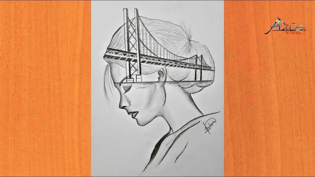 Draw mean. Двойная экспозиция девушки рисунки карандашом. Double exposure Sketching drawing. Meaningful draw about Sad. Meaning drawing.