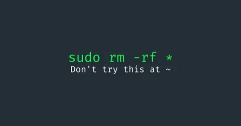 Команда sudo rm