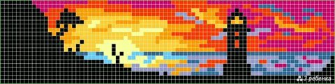 Схемы браслетов из бисера на станке аниме