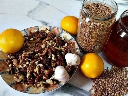 Рецепт грецкие орехи с медом и лимоном