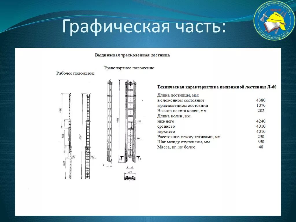 Назначение ттх пожарных лестниц. Ттх трехколенной лестницы. Ттх 3х коленной лестницы пожарной. Ттх трехколенной лестницы пожарной. Лестница трехколенка ттх.