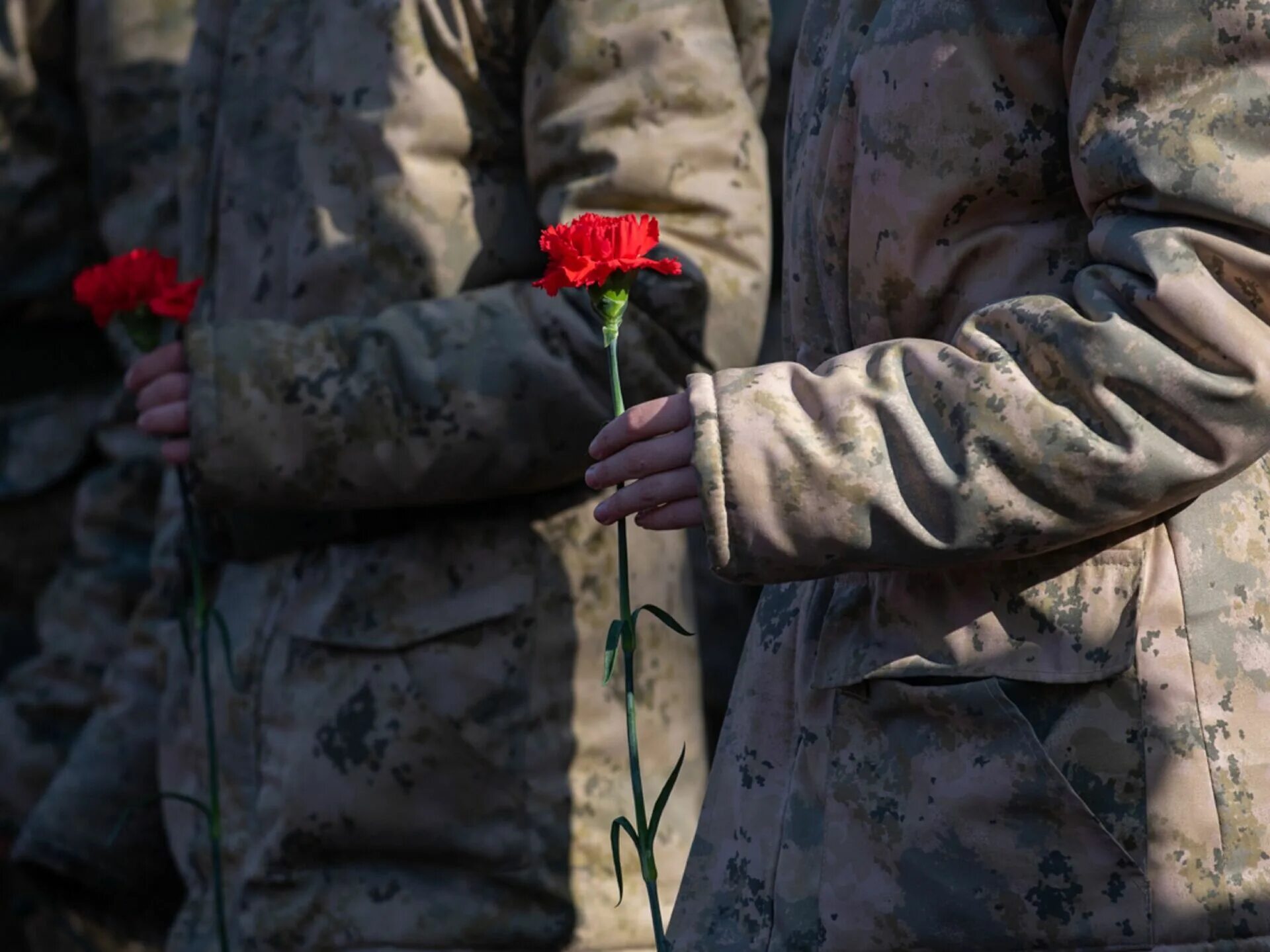 Родственники погибших солдат