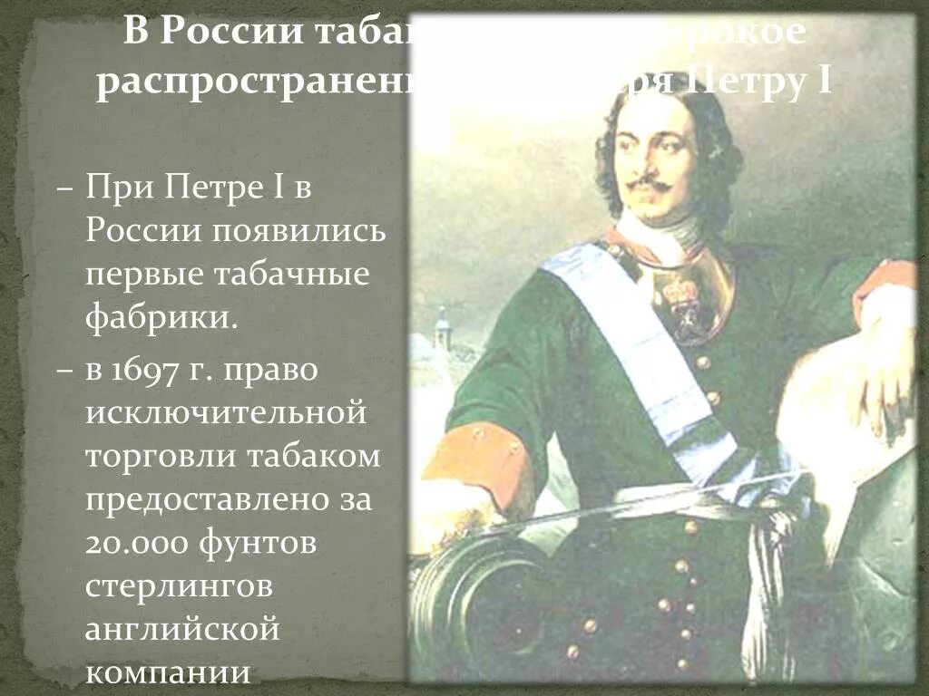 Что появилось при петре в россии