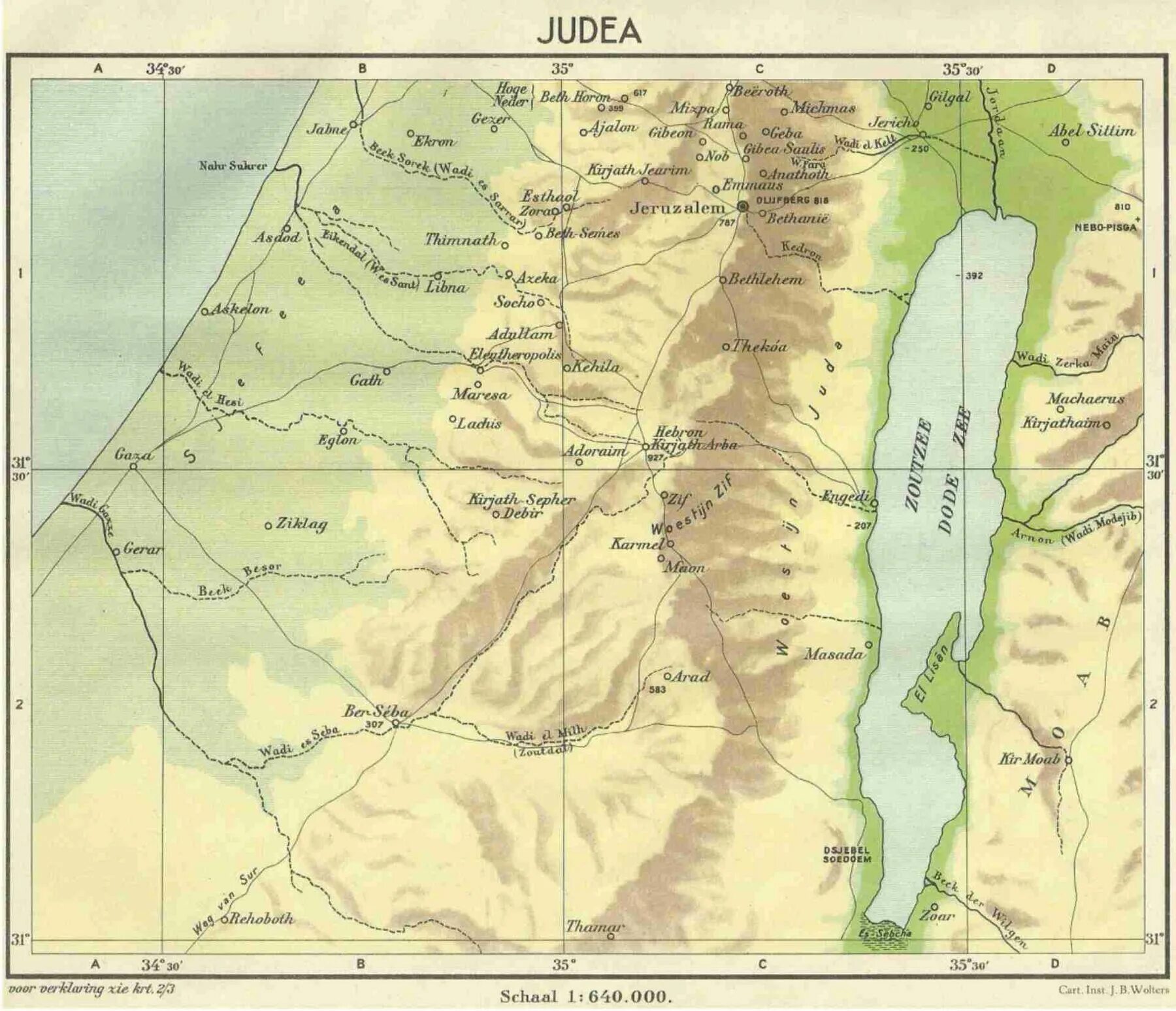 Где находится иерихон на карте. Иерихон Палестина на карте. Иудейская пустыня на карте. Иудея на древних картах.