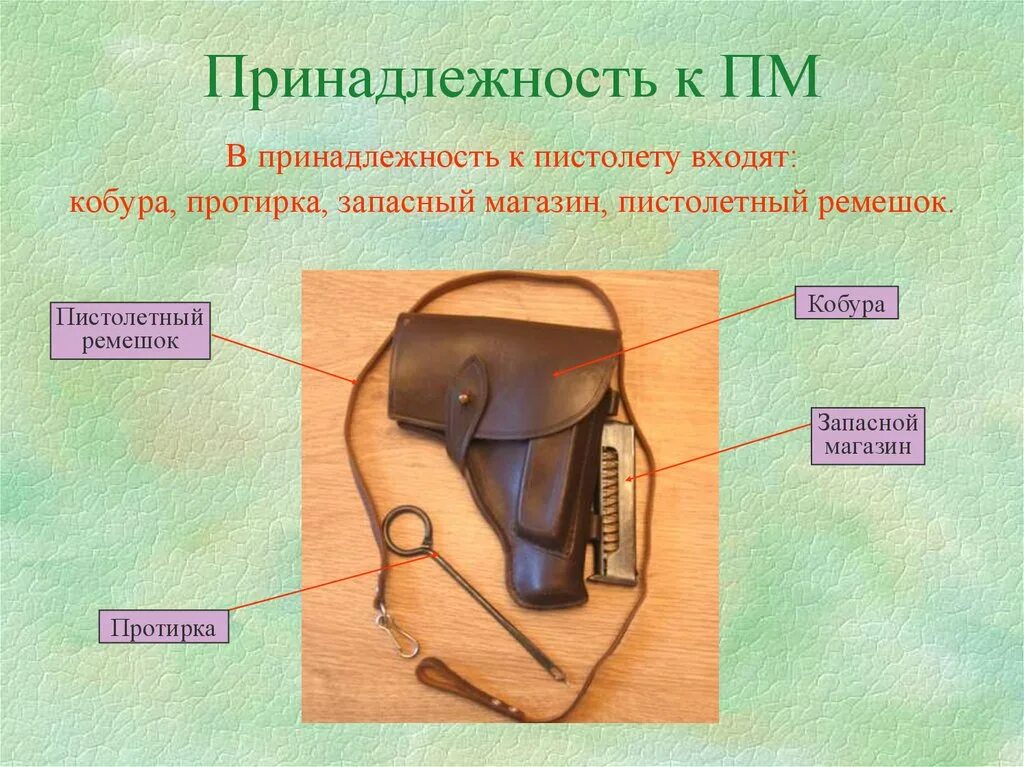 Деятельность пм. Устройство пистолета ПМ 9мм. ТТХ ПМ-9мм. Характеристика пистолета Макарова 9 мм. ТТХ ПМ-9мм принадлежности