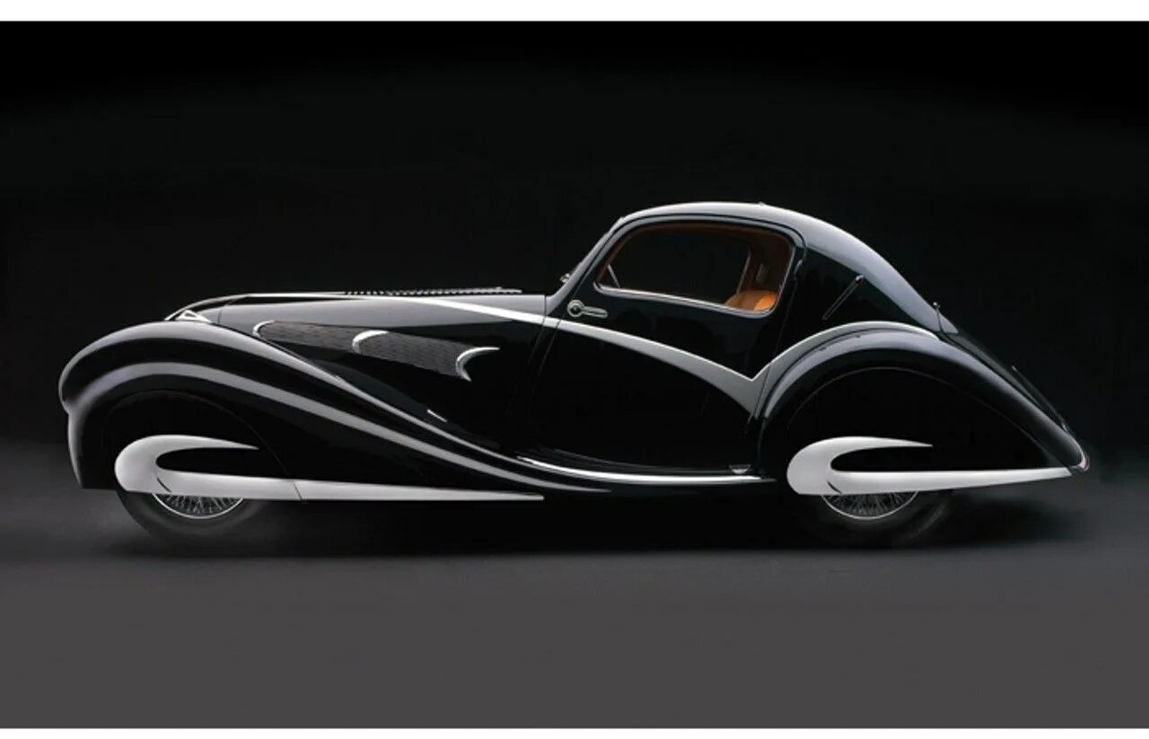 Бугатти Делахайе. Машины арт деко Стримлайн. Art deco Streamline авто. 1936 Delahaye 135. Модерн машин