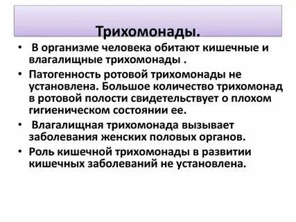 Трихомонада кишечная
