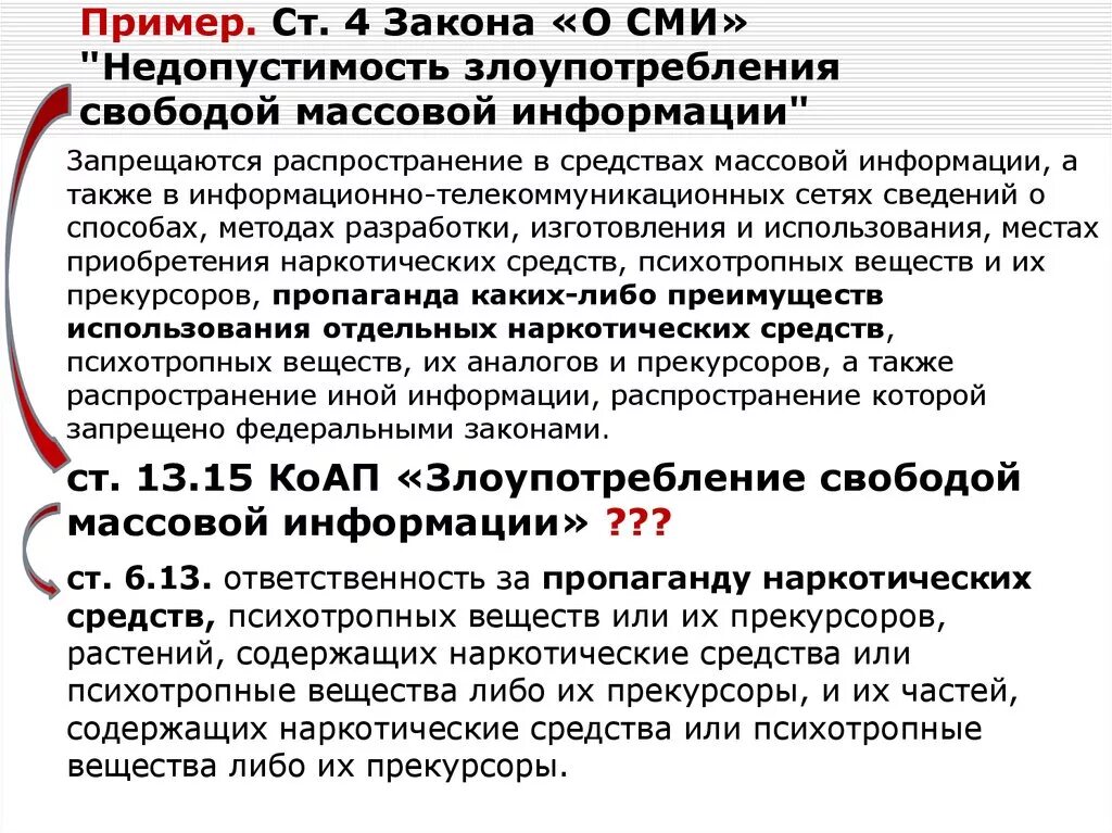 Закон о свободном доступе. Закон о СМИ. ФЗ О средствах массовой информации. Примеры законов. Пример статья закона.