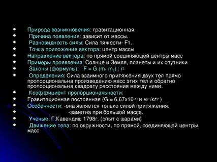 Появление силы