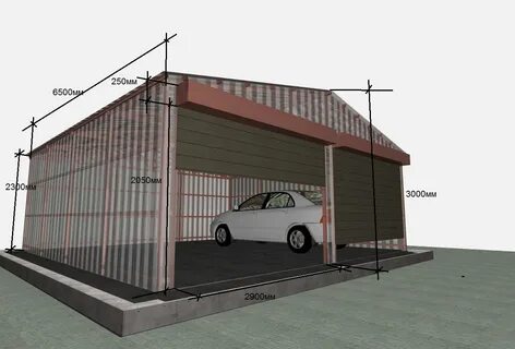 Сколько нужно для для постройки гаража