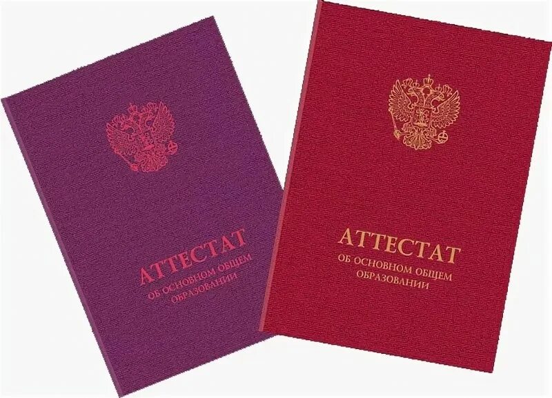 Цвета аттестатов в 11