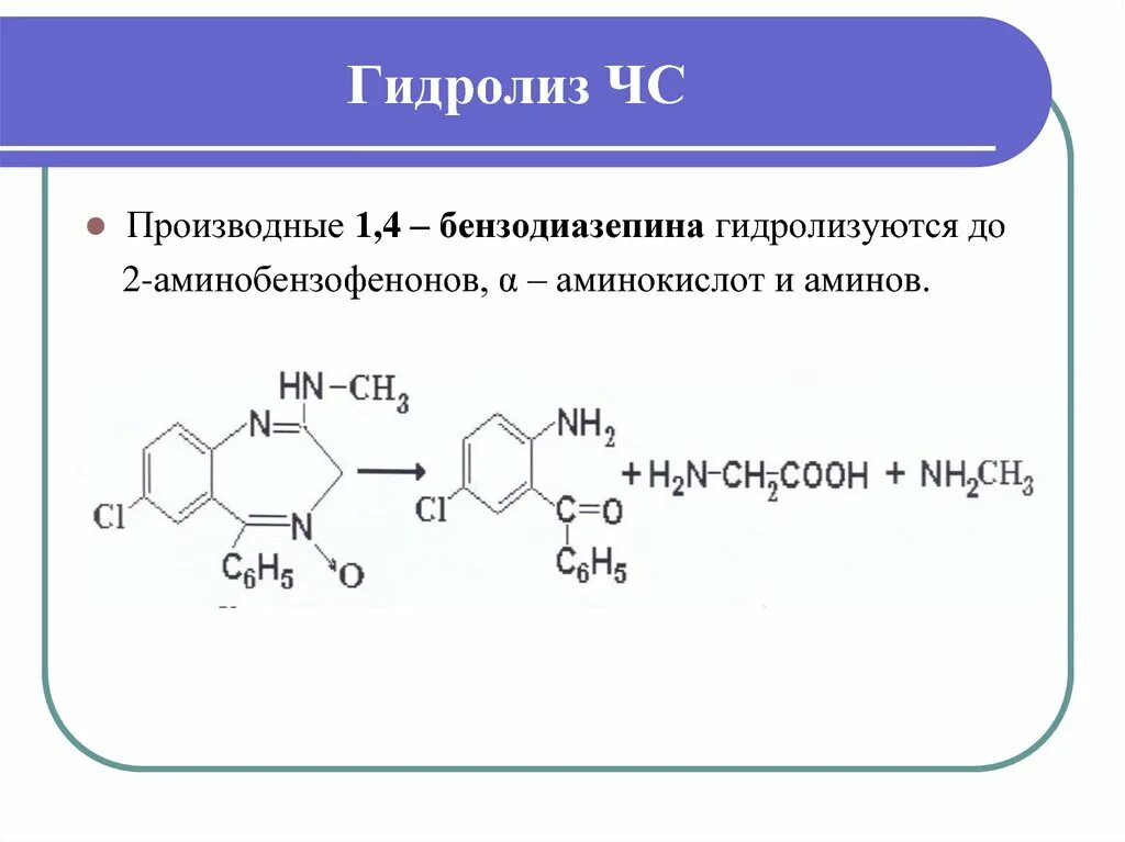 Кислотный гидролиз производных 1,4-бензодиазепина проводят. Гидролиз 1,4-бензодиазепинов. Щелочной гидролиз бензодиазепинов. Производные 1 4 бензодиазепина.