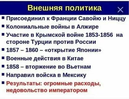 Годы второй империи во франции