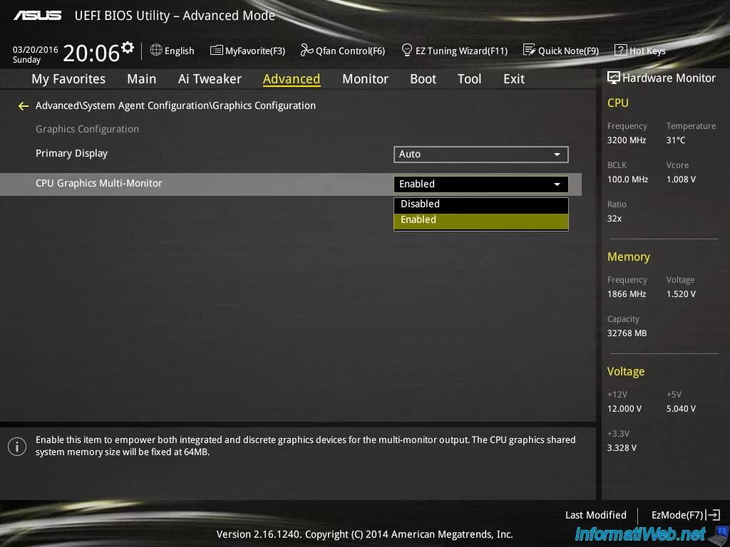 Internal graphics mode. Bios asus графический. биос видеокарты. multi monitor bios. bios advanced mode монитор.