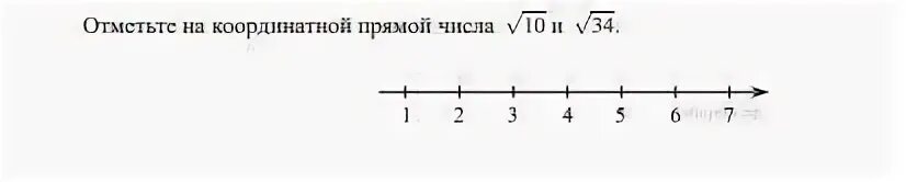 Отметьте на координатной прямой числа 10 и 34 .. Отметьте на координатной прямой числа корень 10 и корень 34. Отметьте на координатной прямой числа и. Отметь на координатной прямой числа.