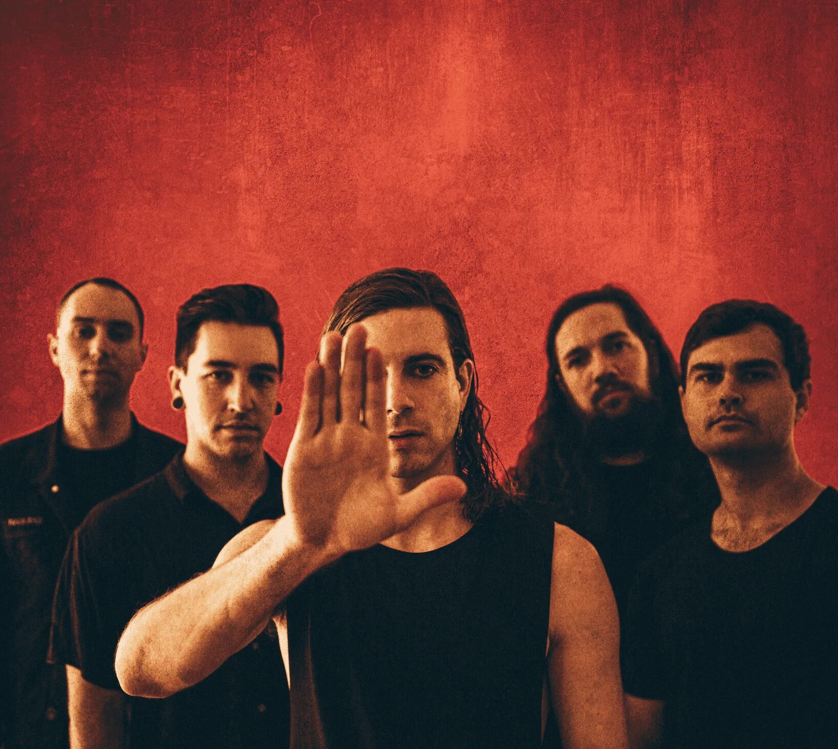 In hearts wake. In hearts wake band. wakeup band. heart&#039;s in it.
