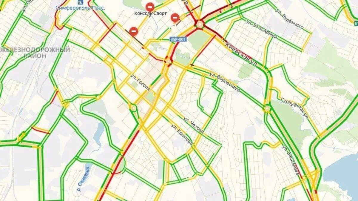 Пробки симферополь сейчас. Пробки Симферополь. Карта пробок Симферополь.