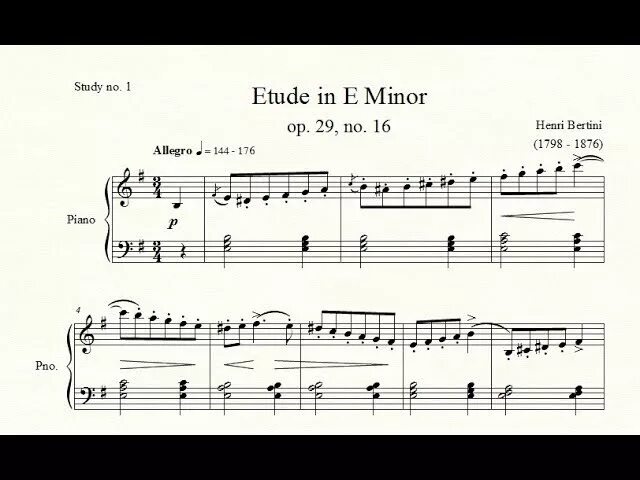 Этюд 18 бертини. Бертини этюд 11 ноты. 29 no. Этюд номер 18 бертини. Бертини 18 этюд ор.