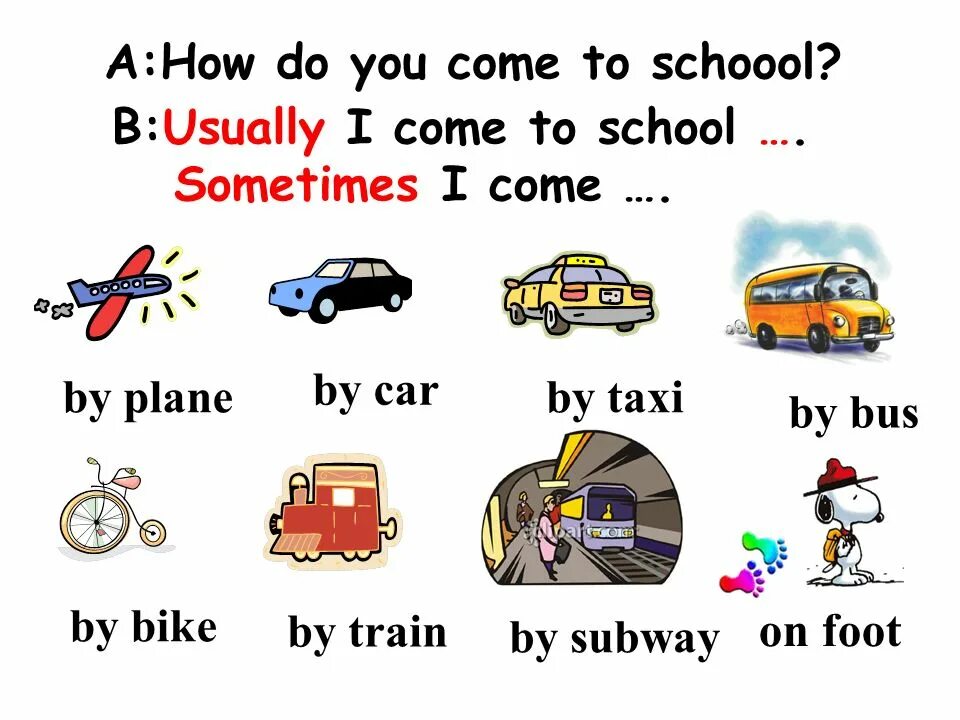 How do you get to School. How do you go to School Worksheet. By on in с транспортом. How do you get to School Worksheets.