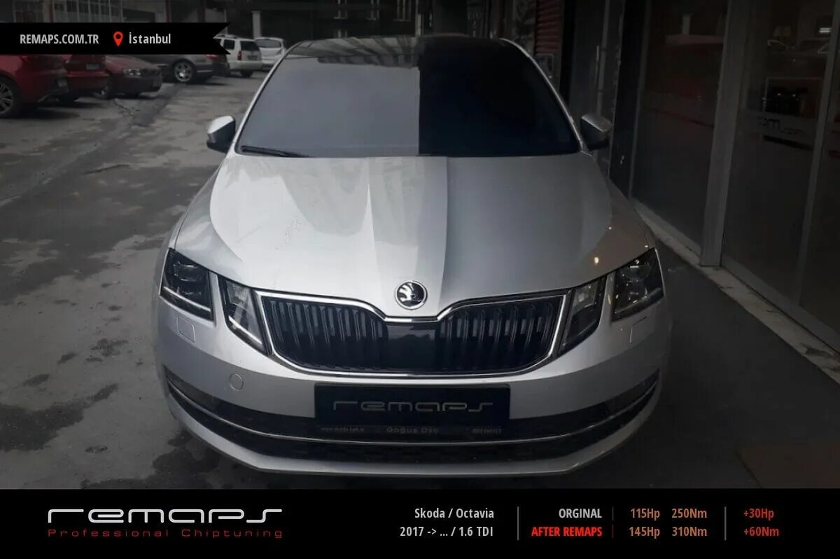 Skoda Octavia 2017 тюнинговая.