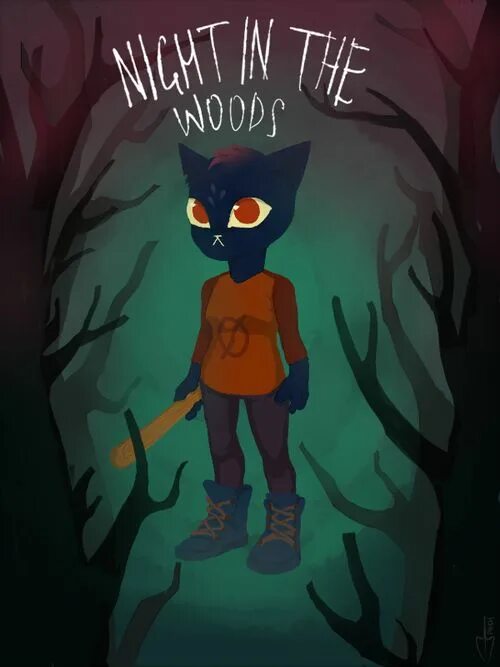 The woods play. Mae borowski. night in the woods. мэй ночь в лесу. мэй найт ин зе вудс.