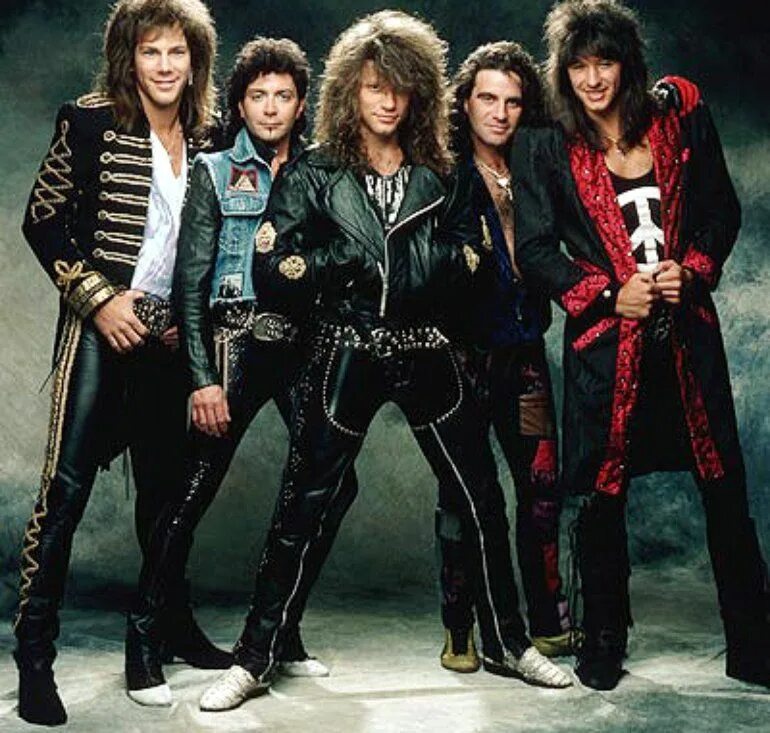 Песни 90 рок зарубежный. Группа bon Jovi. Джон Бон Джови группа. Bon Jovi фото группы. Бон Джови группа в молодости.