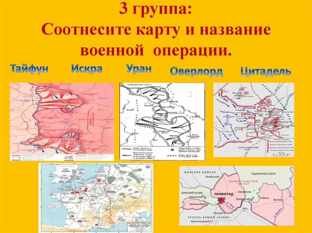 Названия военных операций. Название операций Великой Отечественной войны. Кодовые названия операций Великой Отечественной войны. Соотнесите карты и названия военных операций.