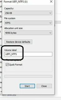 Cannot format