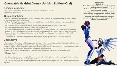 Mercy Uprising Oral Game! 