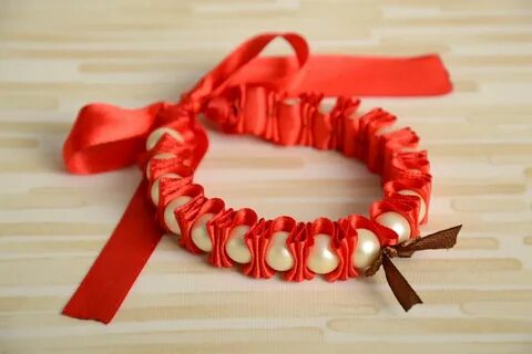 Украшения из лент