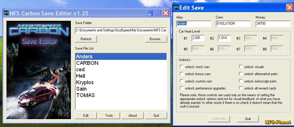 Need for speed 2 сохранения. NFS Carbon save Editor. Need for Speed Carbon save Editor. NFS Carbon save Editor для сейв. Нфс карбон управление.