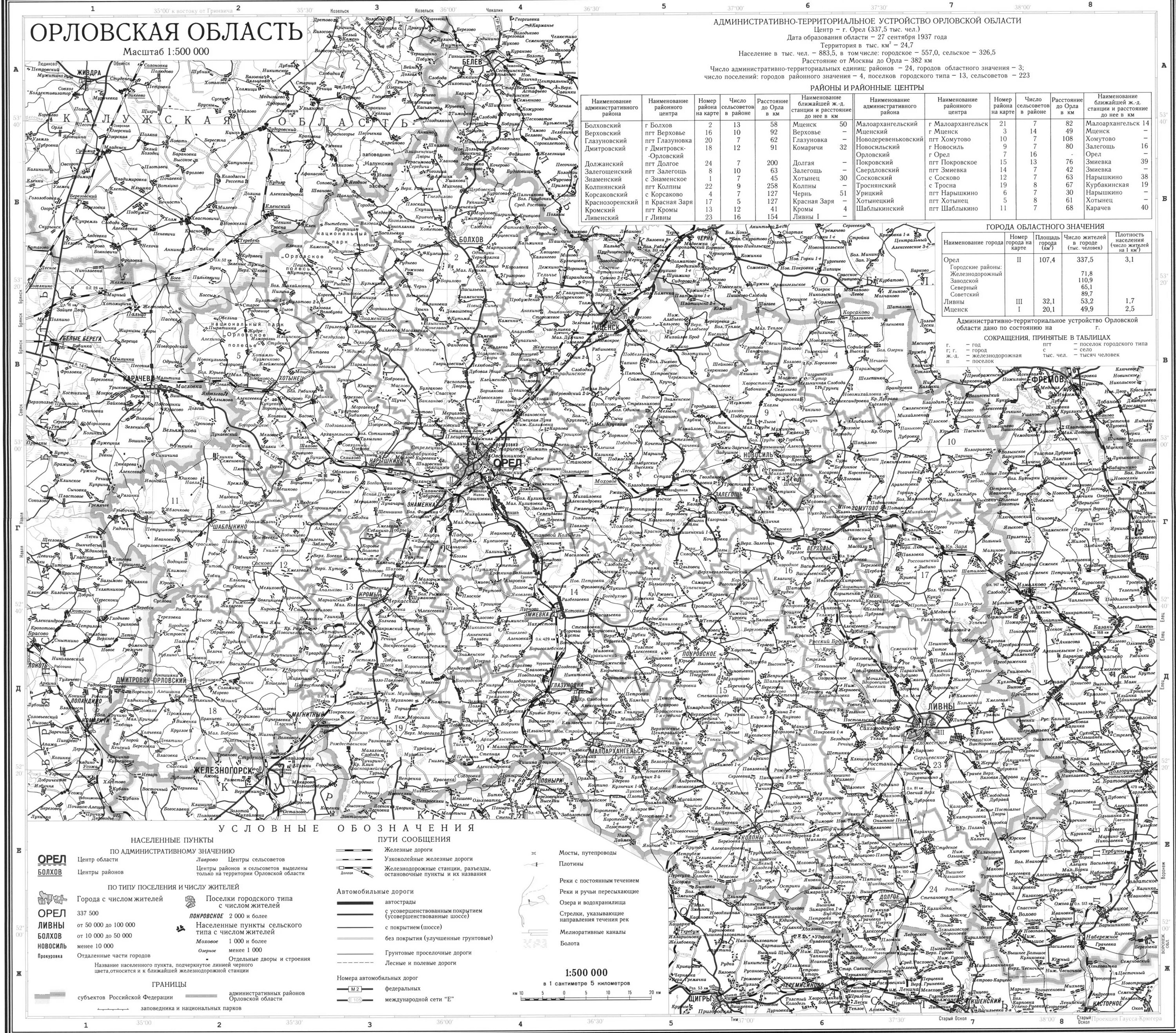 Карта Орловской области 1950 года. Карта орла и Орловской области подробная с деревнями. Географическая карта Орловской области подробная с деревнями. Карта Орловской области 1937 года.