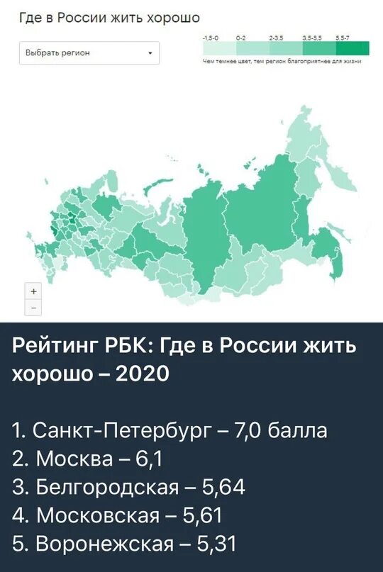 Где в россии лучше всего