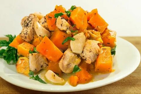 Рецепт тушеных овощей с курицей