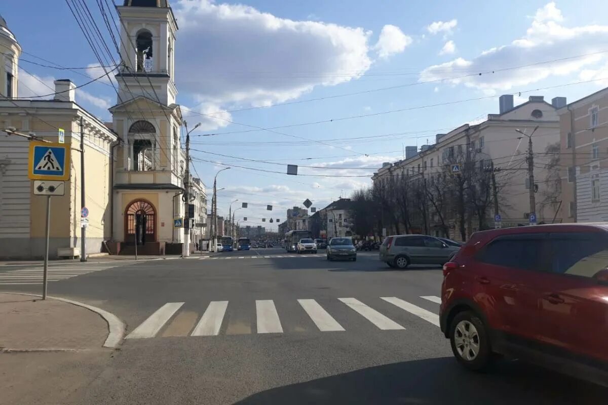 Тверской пр тверь. Светофор на Советской и Тверской проспект Тверь. Пересечение Советской и Тверского проспекта Тверь. Тверской проспект Тверь. Перекресток на Тверской.