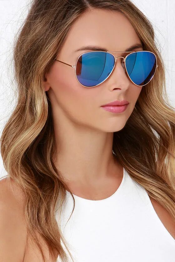 Blue sunglasses